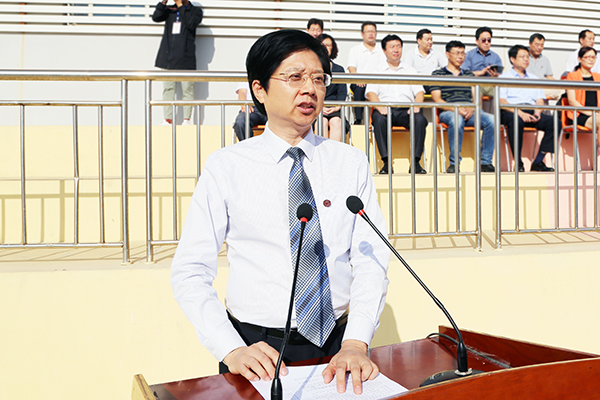 Vice President of WFMU , Zhu Jun , hosted the ceremony